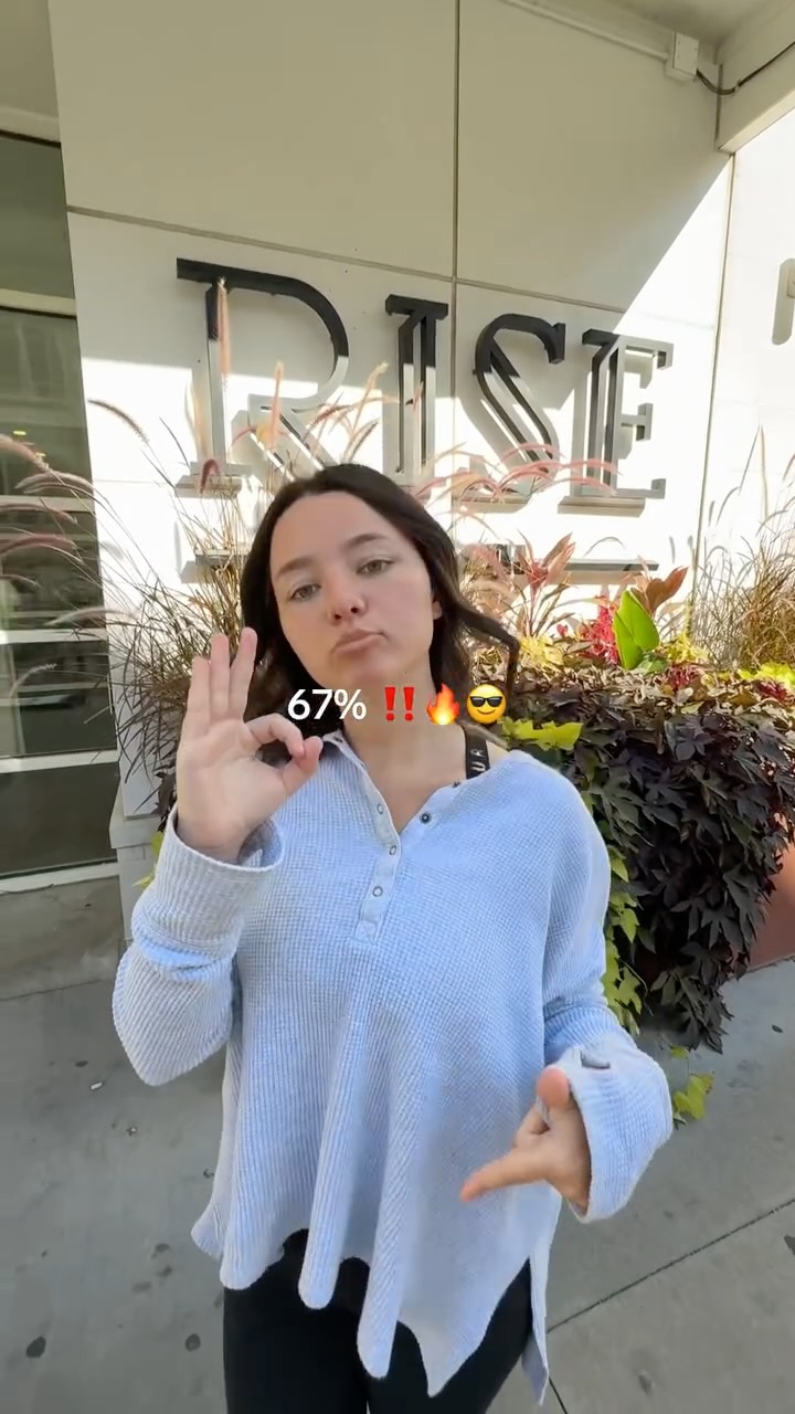 SIX. SEVEN. PERCENT. \ud83d\udd25\u203c\ufe0f\ud83d\ude0e\nCome tour Rise On 9th and secure your spot for 26-27!\n