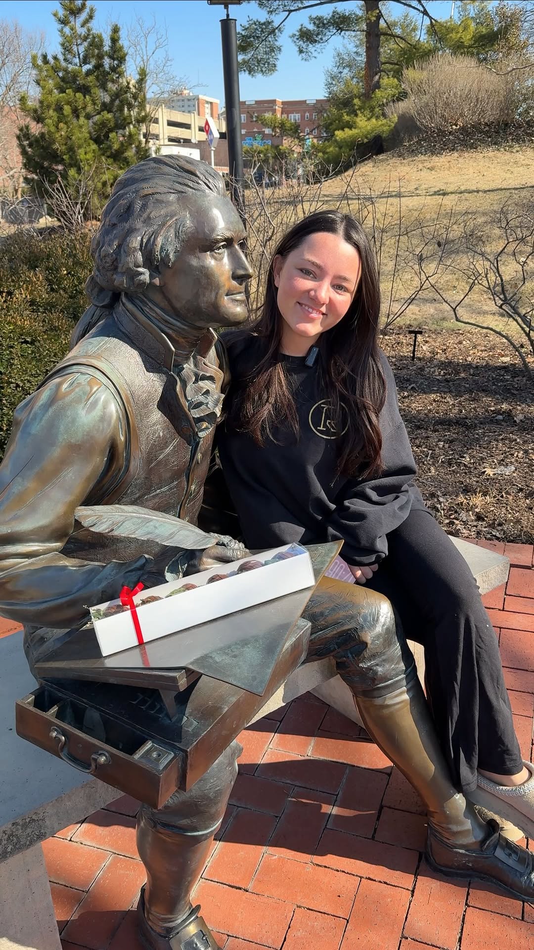 Out on campus spreading a little Rise On 9th love \ud83c\udf53\n\nThank you to our favorite orgs and offices for partnering with us and helping build real community. \ud83d\udda4\ud83d\udc9b\n