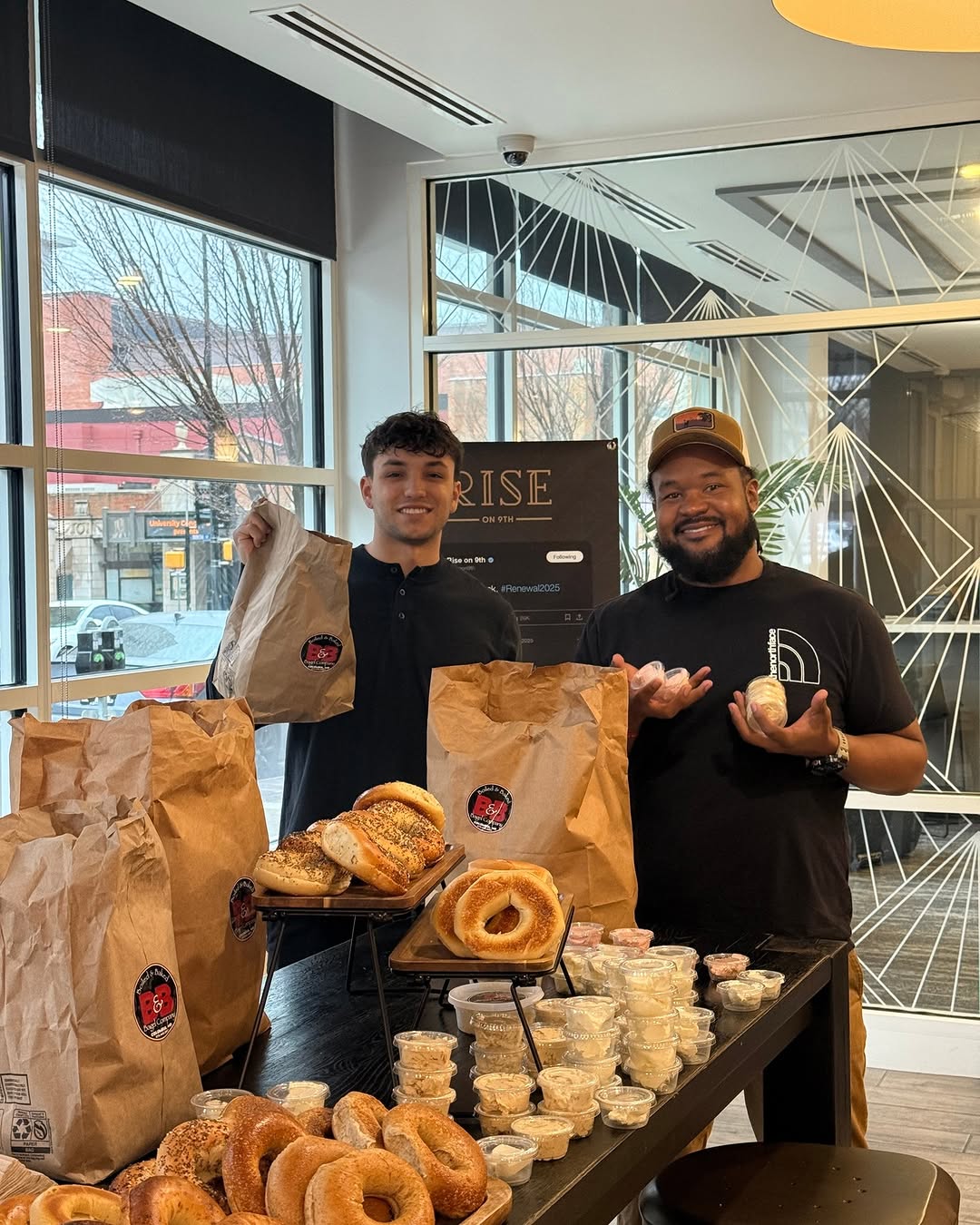 Bagels just taste better at Rise. \ud83e\udd6f\n\nThanks to everyone who stopped by our Bagel Bar yesterday morning and grabbed a quick bite before starting the day.\n\nWant a chance to win a $400 Travel Voucher? \u2708\ufe0f\nDM us a screenshot of your completed J Turner Survey to be entered!\n