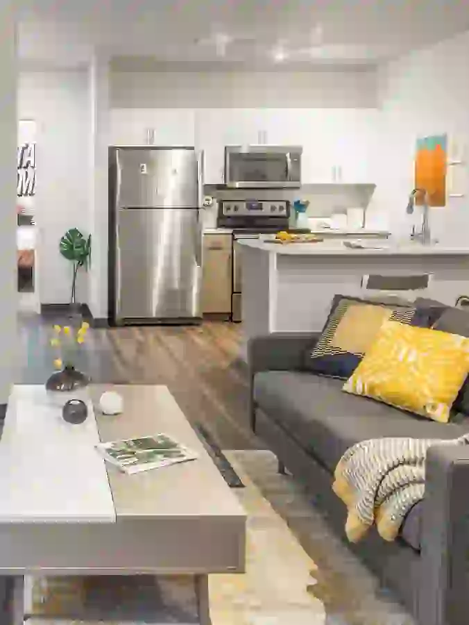 Beaufitful, furnished apartments with wood-style flooring 